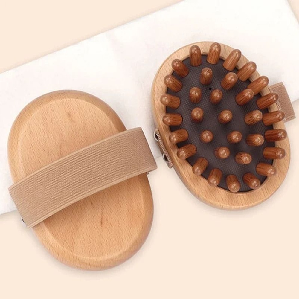 Wooden Air Cushion Body And Scalp Massage Brush 4