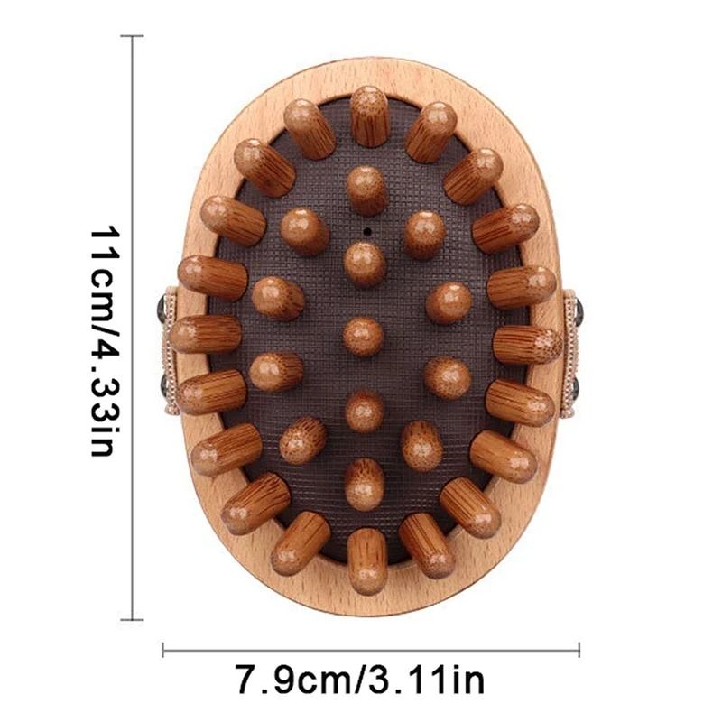 Wooden Air Cushion Body And Scalp Massage Brush 5