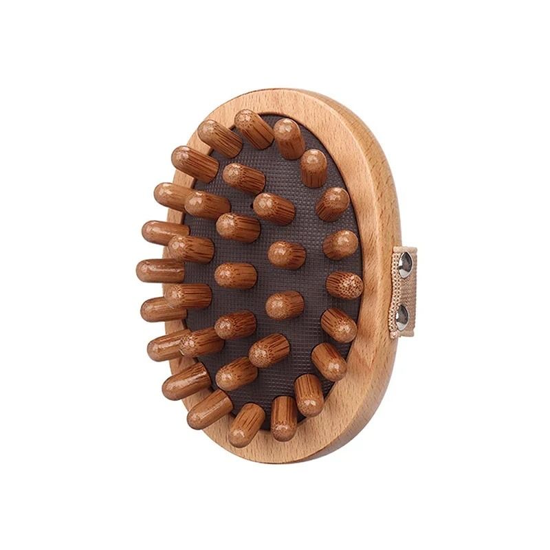 Wooden Air Cushion Body And Scalp Massage Brush 6