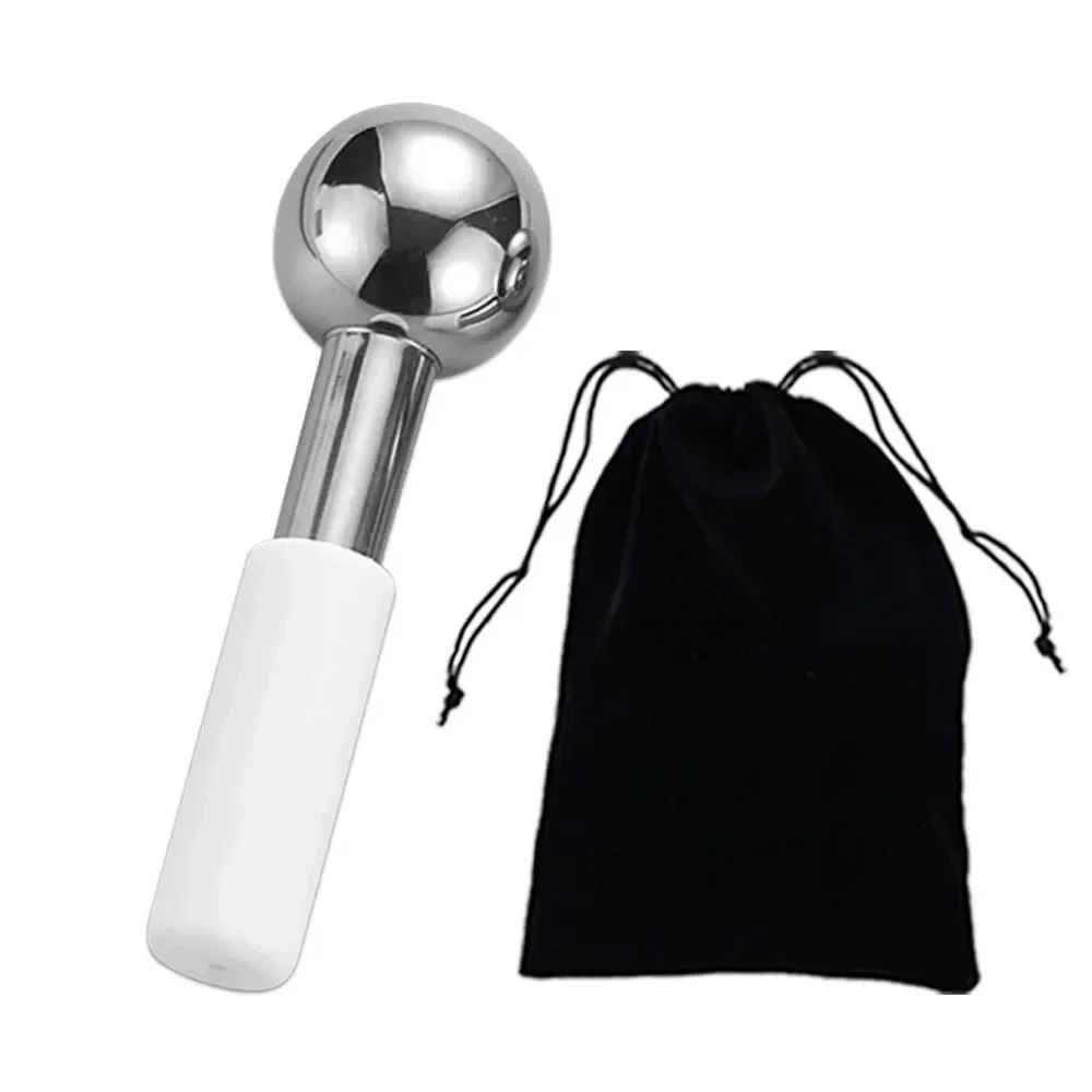 Stainless Steel Ice Globes Facial Cooling Massage Tools 6