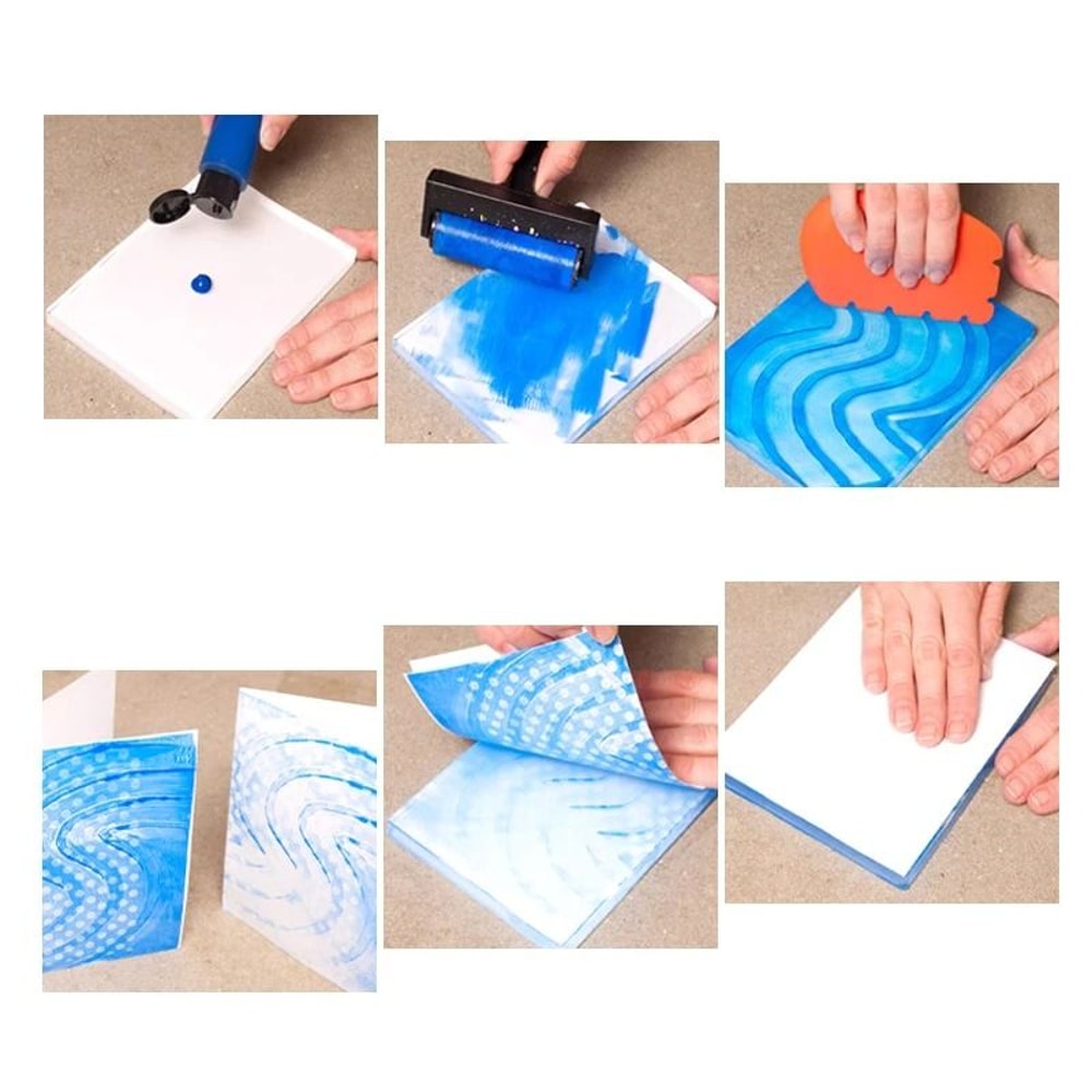 Reusable Gel Printing Plate For Monoprinting And Art Crafts 5