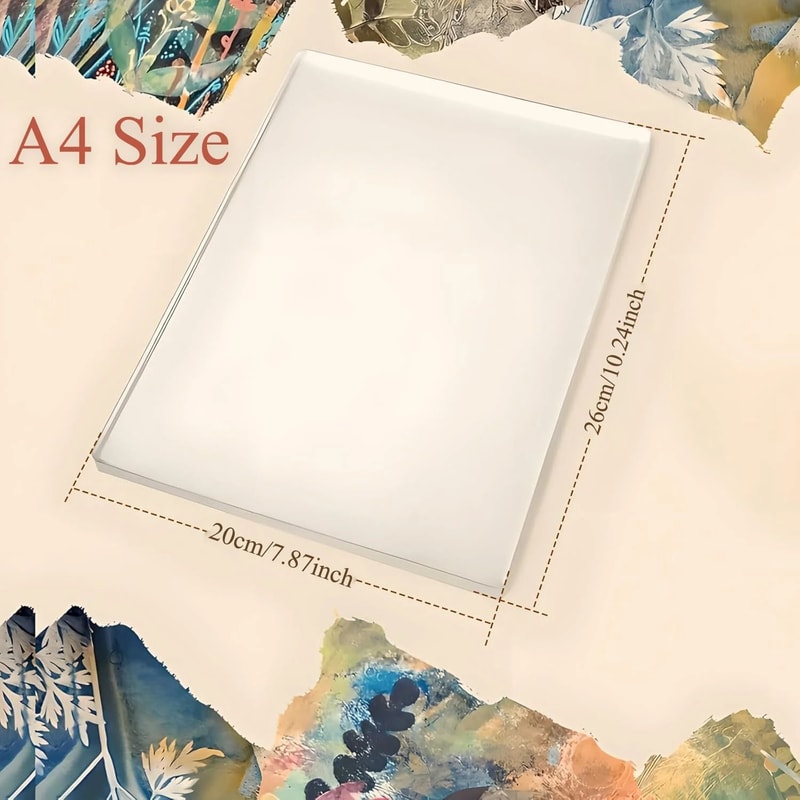 Reusable Gel Printing Plate For Monoprinting And Art Crafts 8