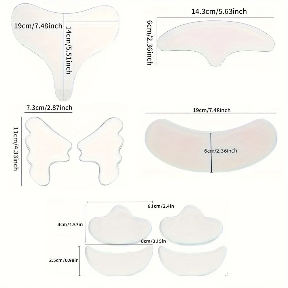 Reusable Silicone Face And Neck Care Patches 3
