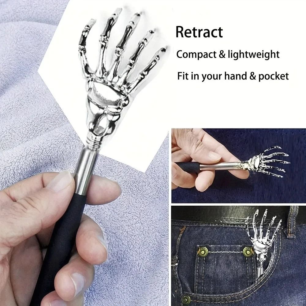 Extendable Stainless Steel Bear Claw Back Scratcher 4
