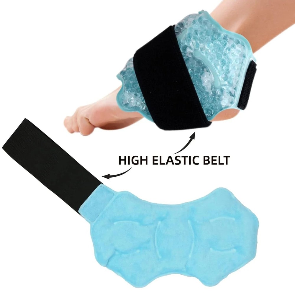 Reusable Ankle Ice Pack Wrap With Gel Beads 5