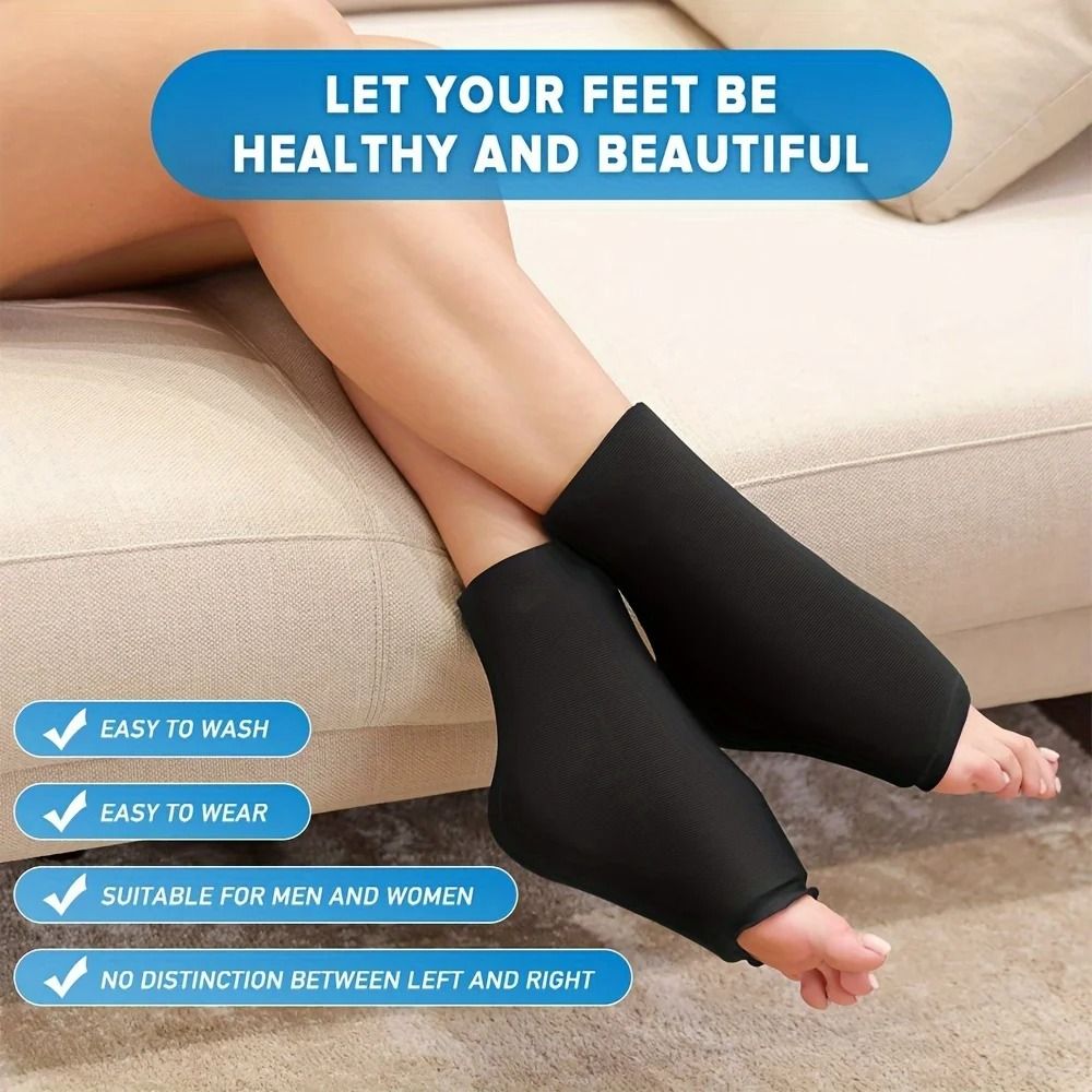 Adjustable Ankle Ice Pack Wrap With Compression Support 2