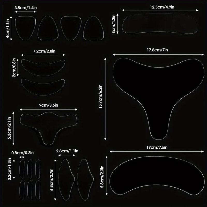 Reusable Silicone Face Patches For Wrinkle Prevention And Skin Smoothing 3