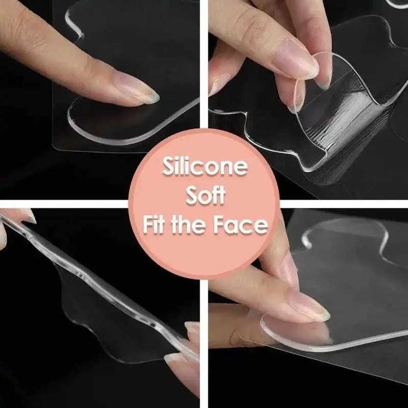 Reusable Silicone Face Patches For Wrinkle Prevention And Skin Smoothing 4