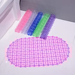 non slip bathroom bathtub mat with massage suction cups