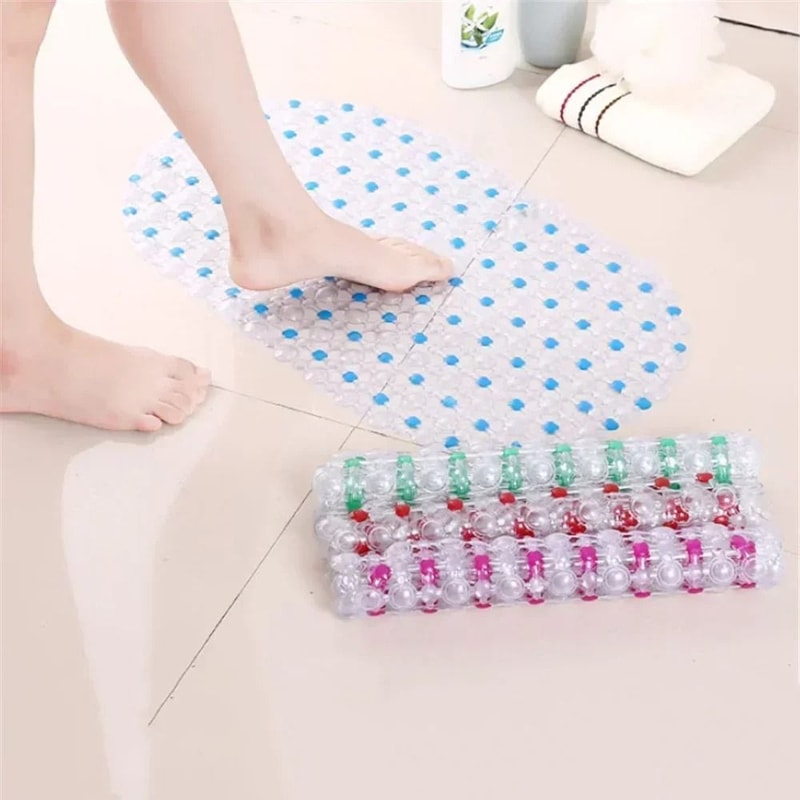 Non Slip Bathroom Bathtub Mat With Massage Suction Cups 1