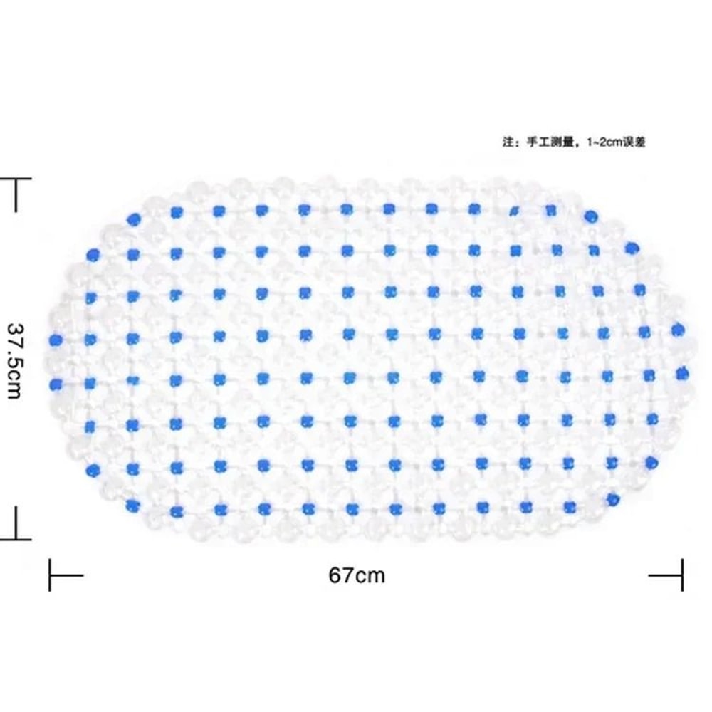 Non Slip Bathroom Bathtub Mat With Massage Suction Cups 5