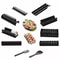 DIY Sushi Making Kit With Rice Ball And Roll Molds 4