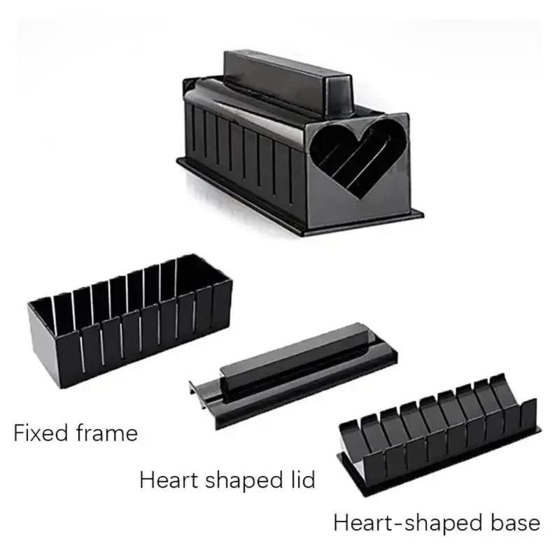 DIY Sushi Making Kit With Rice Ball And Roll Molds 7