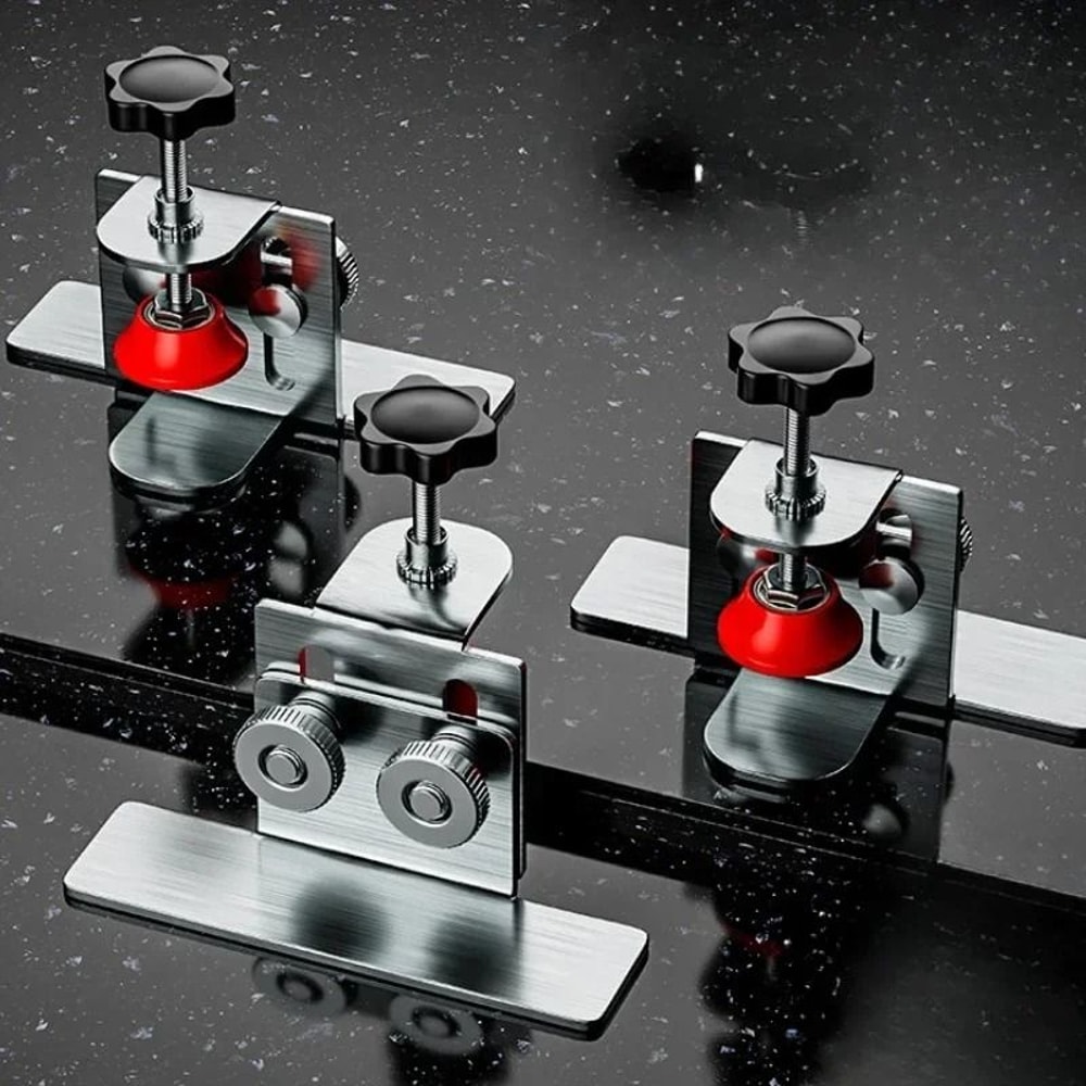 Stainless Steel Cabinet Door Installation Locator Jig 5