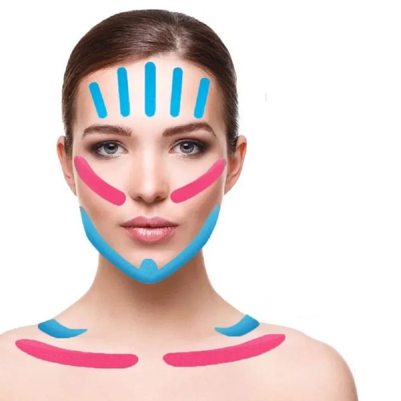Facial Kinesiology Tape For Face And Neck Lifting 1