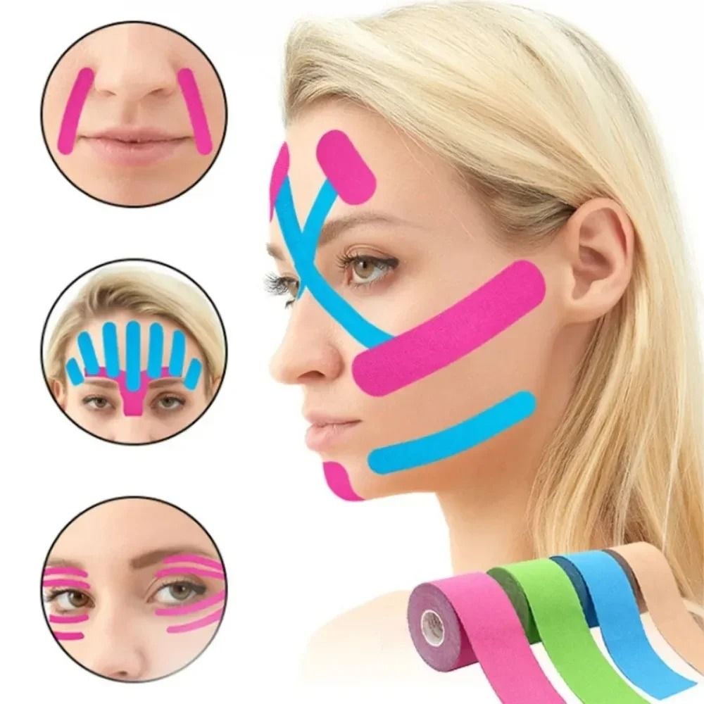 Facial Kinesiology Tape For Face And Neck Lifting 4