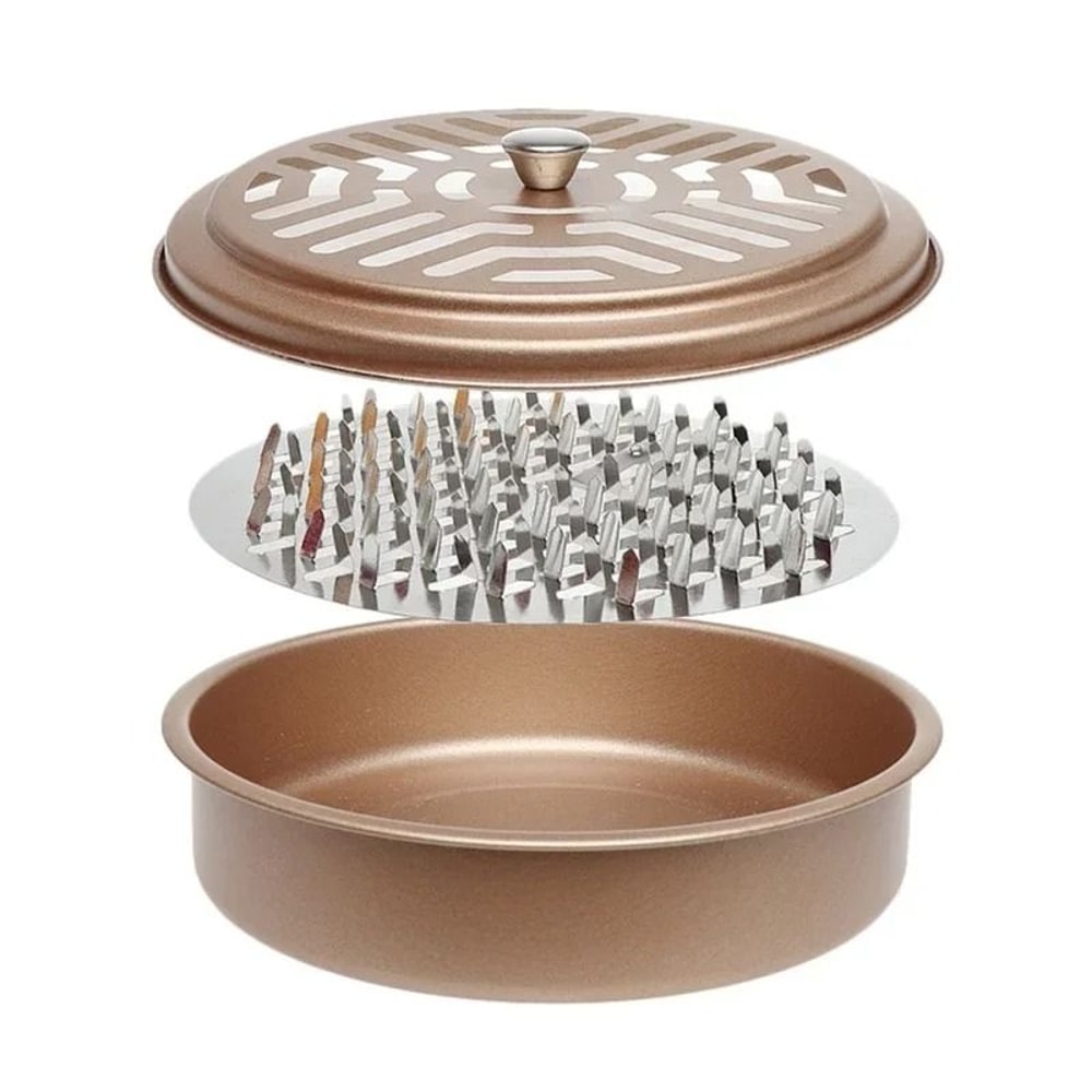 Stainless Steel Mosquito Coil Holder With Protective Cover 5