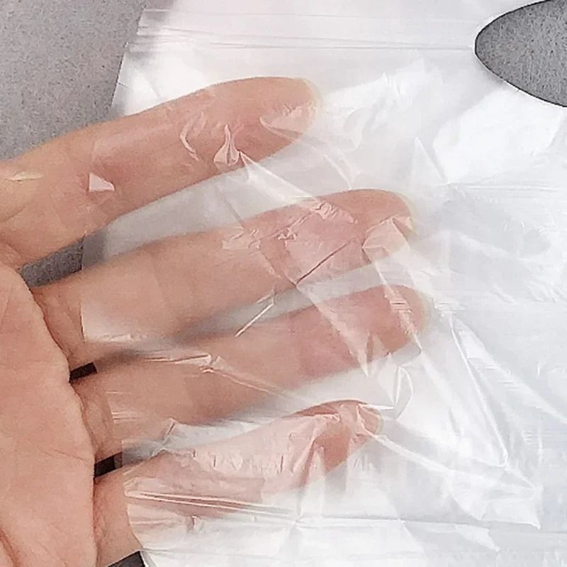 Disposable Facial Plastic Wrap Masks For Face And Neck 1