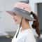Womens Wide Brim Foldable Summer Sun Hat 1