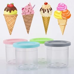 reusable ice cream pint container with sealing lid