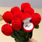 Red Rose Ring Display Box For Proposals And Special Moments 0