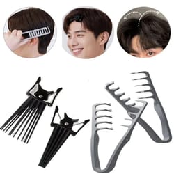 fluffy hair root styling clip and texture comb set