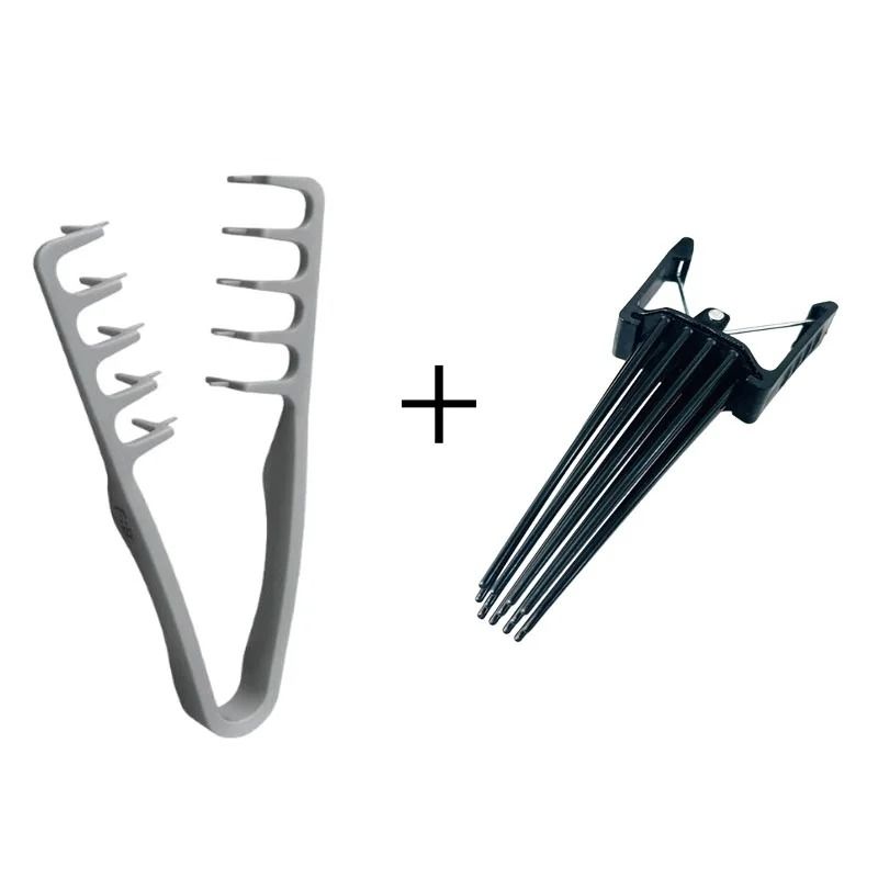 Fluffy Hair Root Styling Clip And Texture Comb Set 5