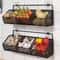 Wall Mounted Wire Kitchen Storage Basket For Vegetables 0