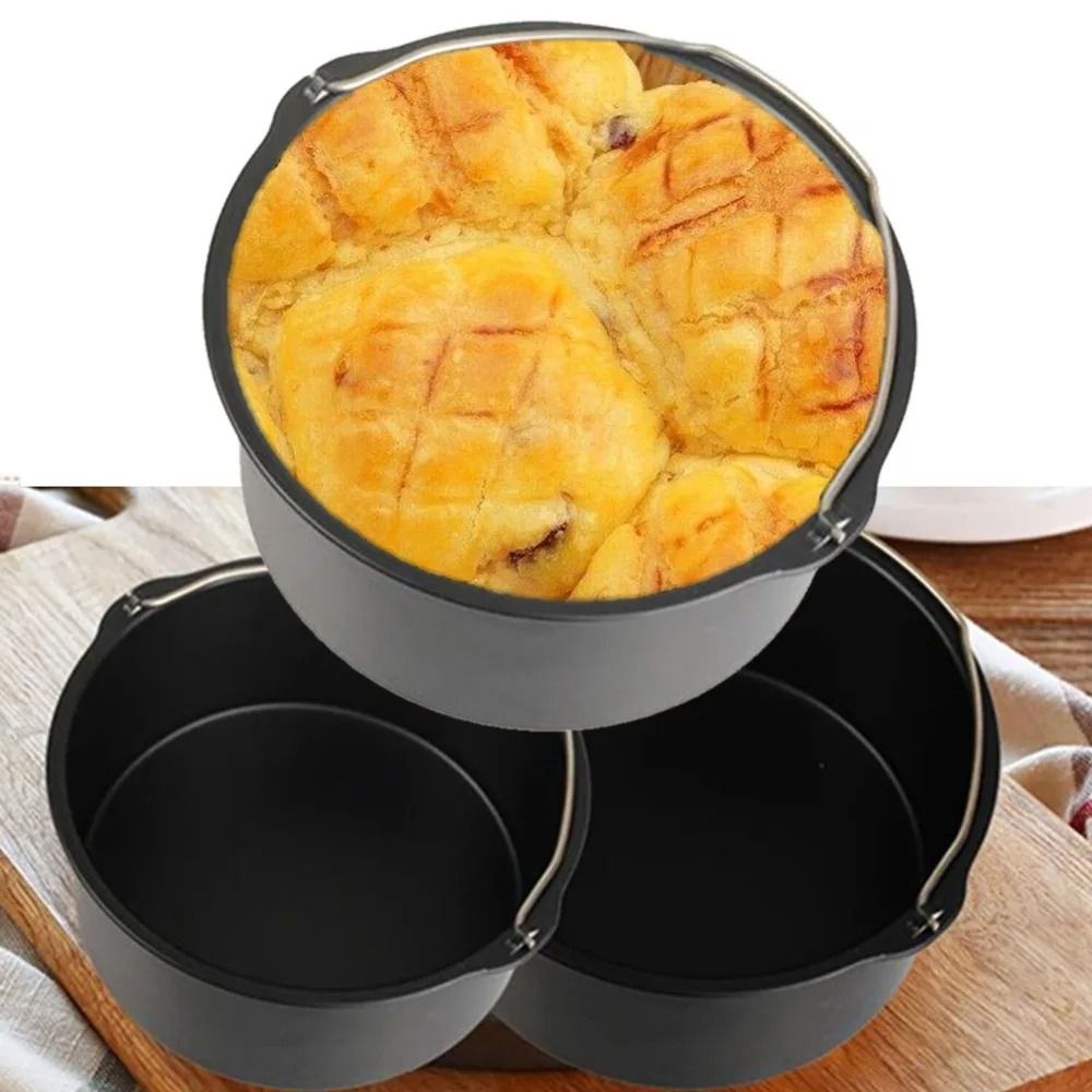 Non Stick Air Fryer Baking Pan For Cakes And Pizza 4