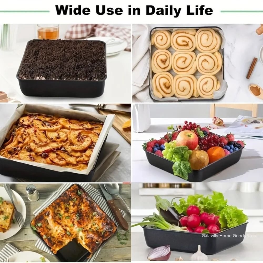 Carbon Steel Non Stick Rectangular Baking Pan For Bread And Cakes 5