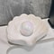 Shell Shape Ceramic Drain Soap Dish Holder 7