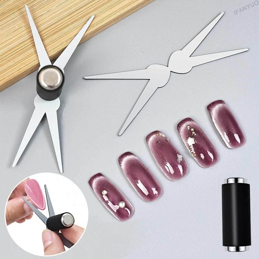 Y Shape Cat Eye Nail Magnet Tool For Gel Polish 1