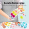 Silicone Square Ice Cube Tray With Easy Release Base 5