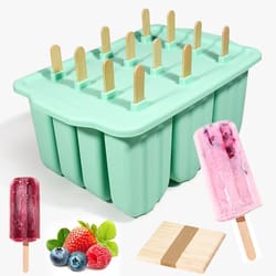 silicone popsicle mold tray with lid for homemade desserts
