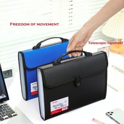 a4 expanding file folder with 13 pockets
