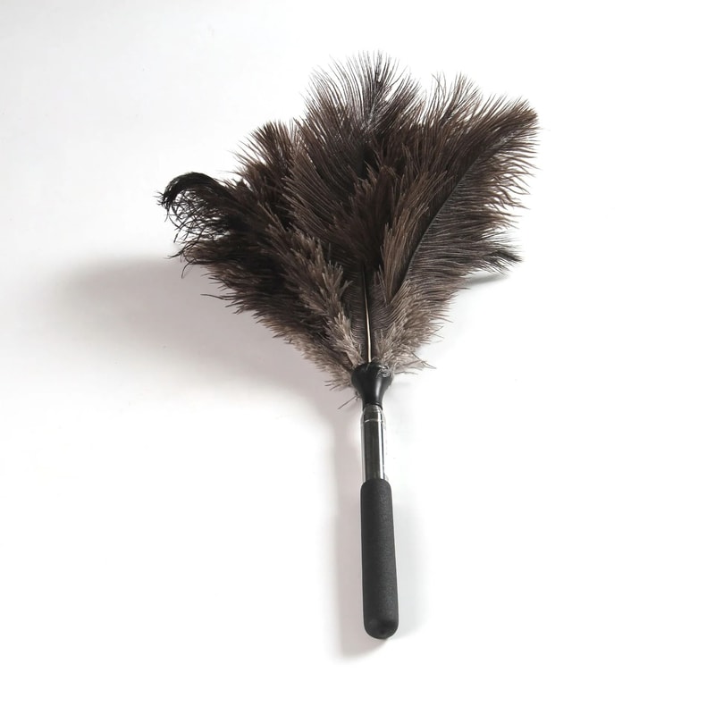 Extendable Ostrich Feather Dust Duster With Long Handle 6