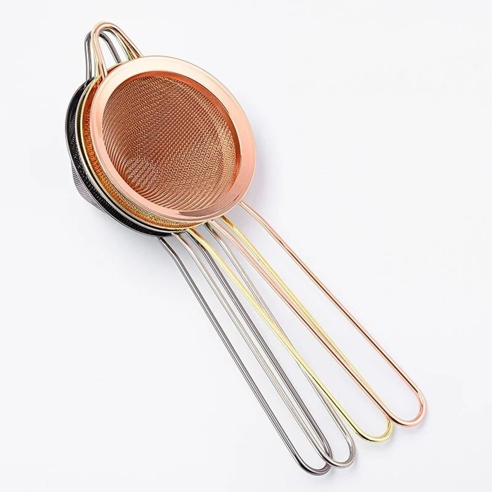 Stainless Steel Fine Mesh Strainer With Long Handle 1