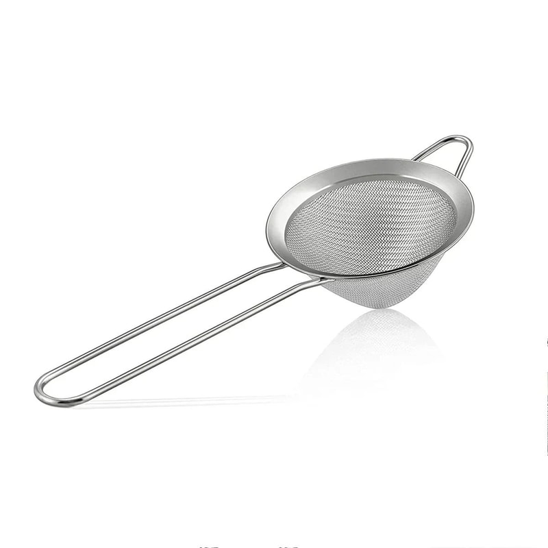 Stainless Steel Fine Mesh Strainer With Long Handle 6