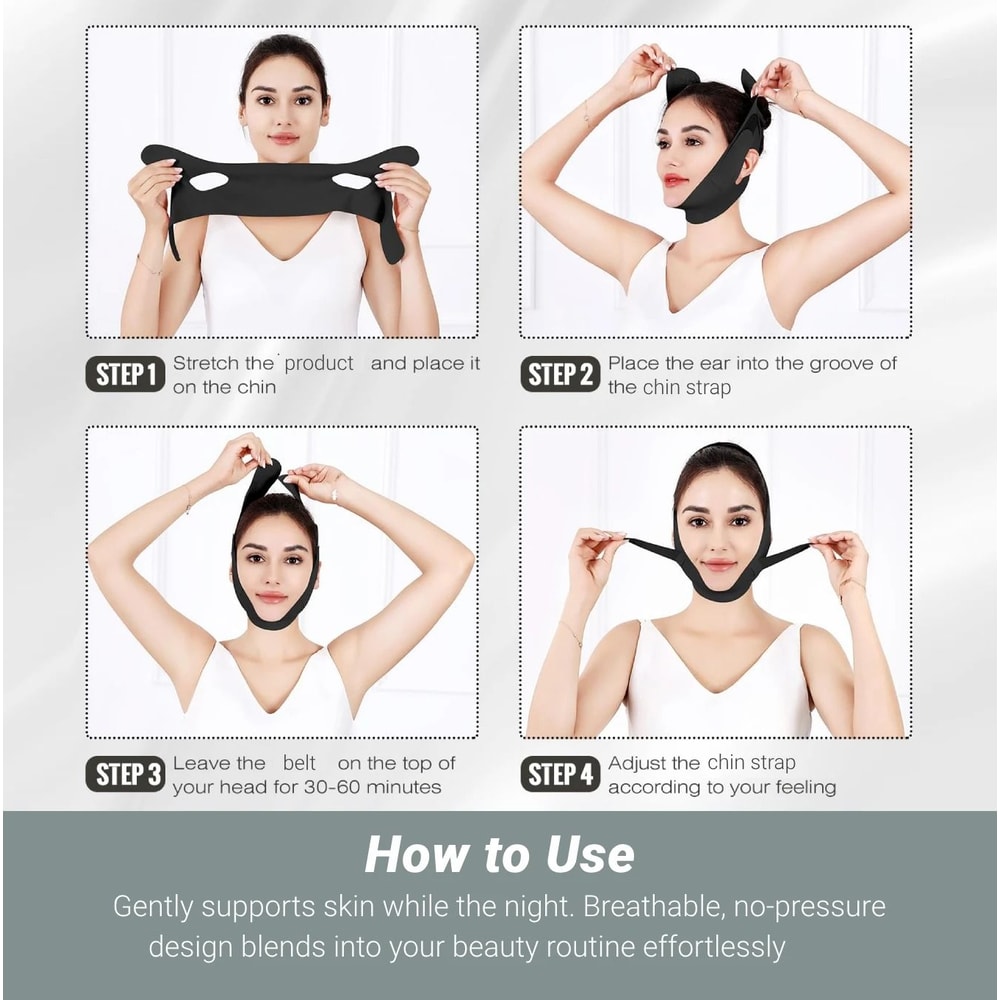 V Line Lifting Chin Strap Adjustable Jawline Shaper 5