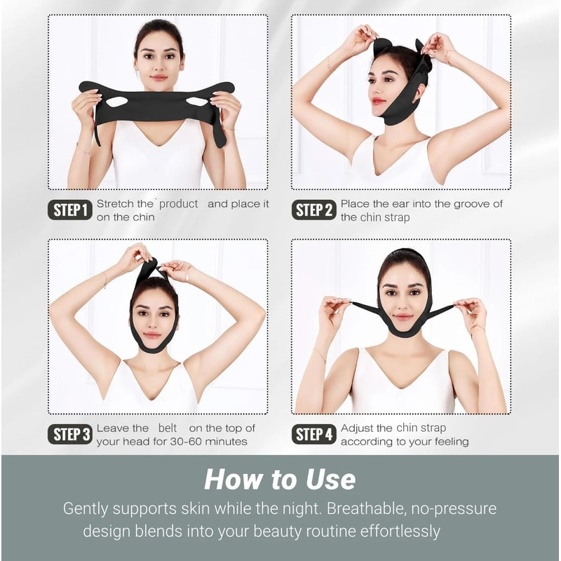 V Line Lifting Chin Strap Adjustable Jawline Shaper 5