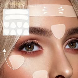 invisible v face lifting stickers for cheek and mouth area