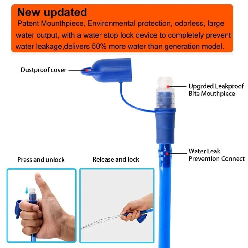BPA Free Hydration Water Bladder For Outdoor Sports 4