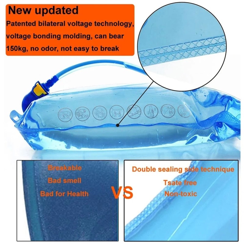 BPA Free Hydration Water Bladder For Outdoor Sports 5