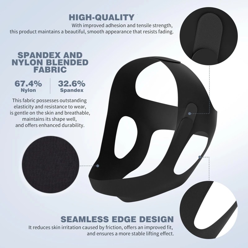 Adjustable Chin Strap For Sleeping Anti Snoring Support 3