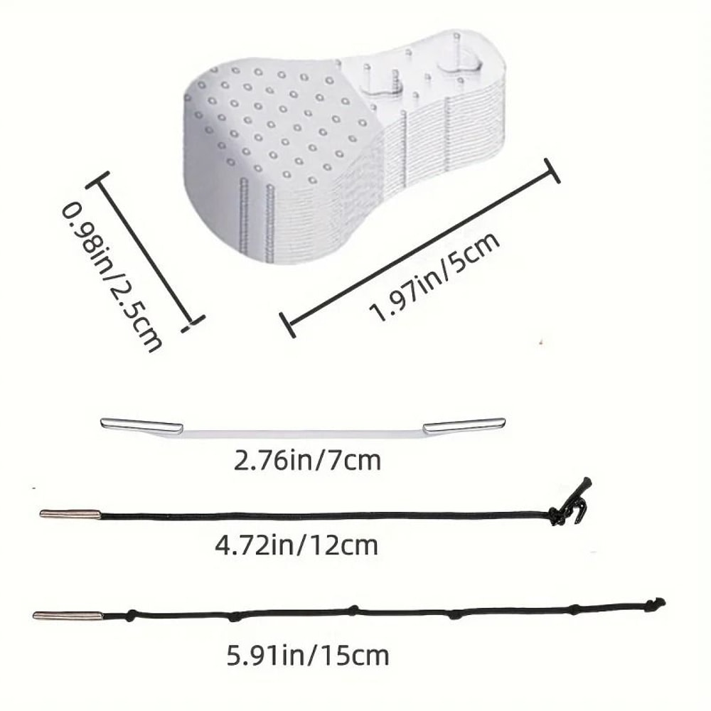 Invisible V Shape Face Lifting Tape With Elastic String 4