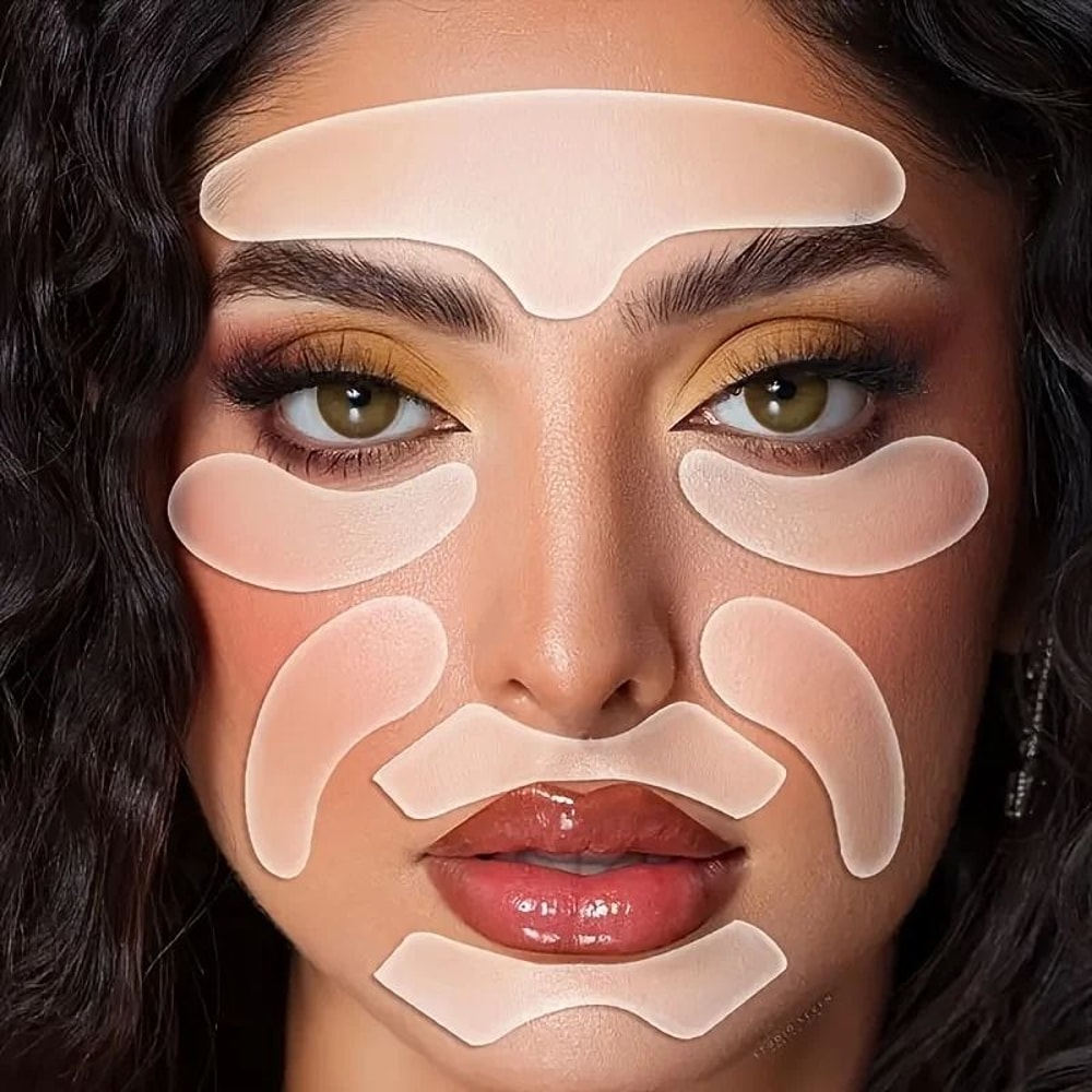 Reusable Silicone Face Mask Patches Set For Facial Skincare 1