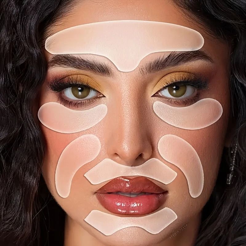 Reusable Silicone Face Mask Patches Set For Facial Skincare 1