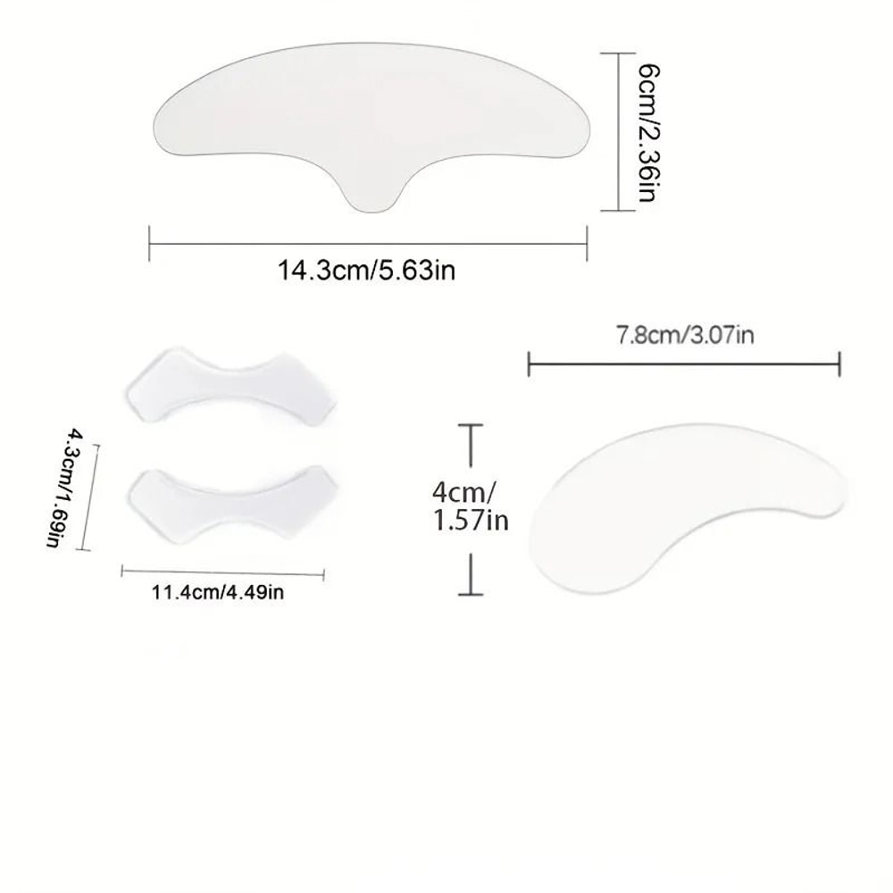Reusable Silicone Face Mask Patches Set For Facial Skincare 3