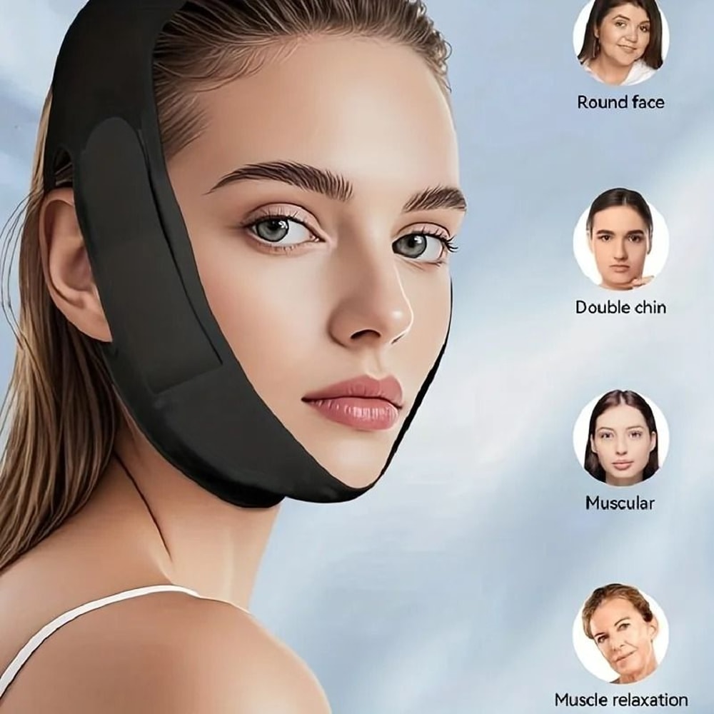 V Face Lifting Bandage Jawline Support Strap 1