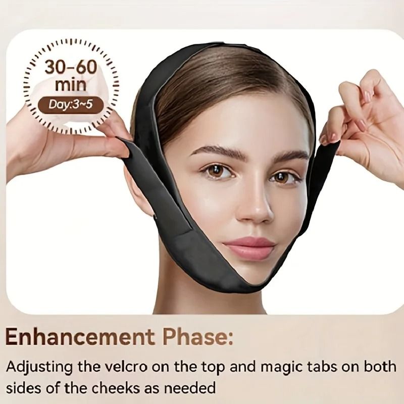 V Face Lifting Bandage Jawline Support Strap 2